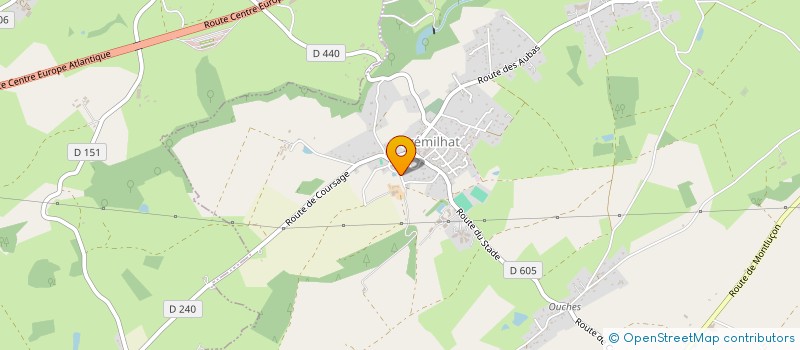 localisation de l'entreprise INST COMPTAB ANALYSE REVISION EXPERTISE à SAINT-VICTOR