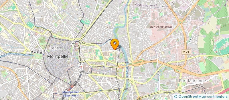 localisation de l'entreprise INST COORD EXEC ET REPROGRAP à MONTPELLIER