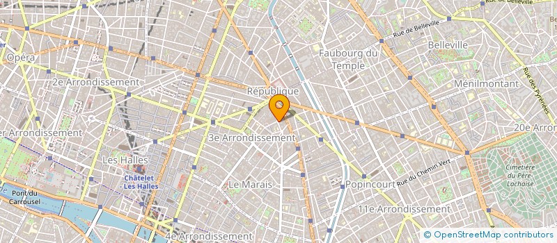 localisation de l'entreprise INST CUIRS PEAUX CHAUSSURE à PARIS