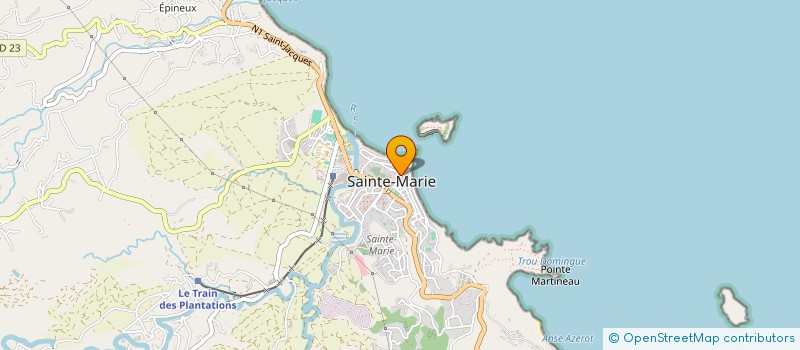 localisation de l'entreprise INST DE DEVELOPP EN SANIT ET SOCIAL à SAINTE-MARIE