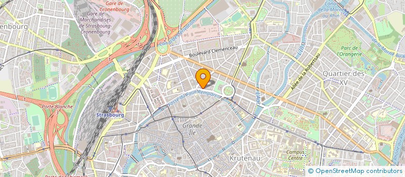 localisation de l'entreprise INST DE DROIT COMMUNAUTAIRE ET EUR à STRASBOURG