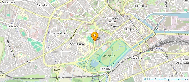 localisation de l'entreprise INST DE FORM A ANIMA ET COMMUNICATION BN à CAEN