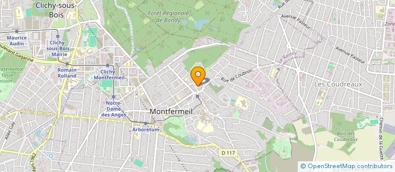 localisation de l'entreprise INST DEVELOP ECONOMIQUE MONTFERMEIL à MONTFERMEIL