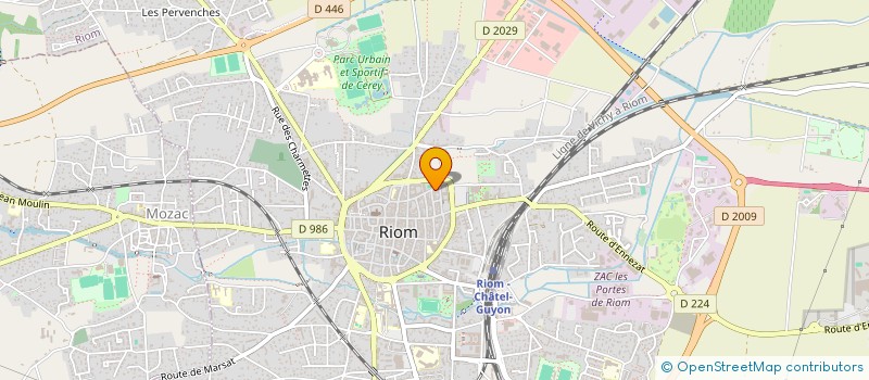 localisation de l'entreprise INST DEVELOP POTENTIELS HUMAIN  RIOM