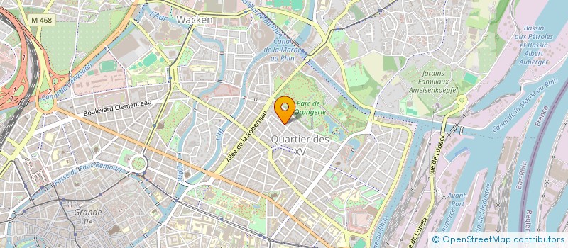 localisation de l'entreprise INST DOCUMENTATION JURIDIQUE ET FISCALE  STRASBOURG