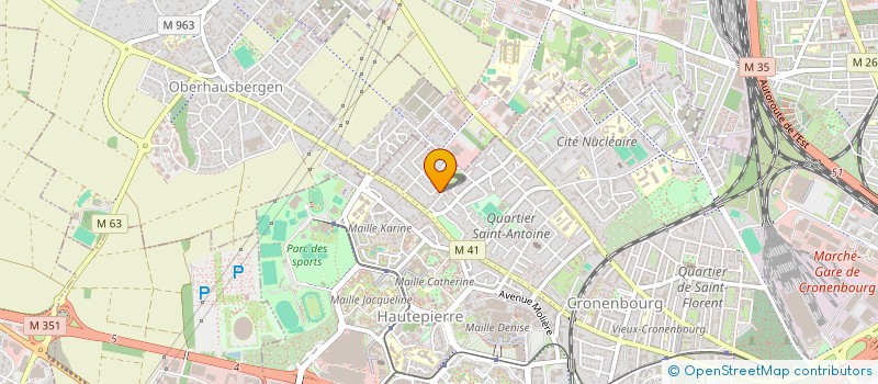 localisation de l'entreprise INST EUROP AUDIOV ECH CULT-EUROP-AME LAT à STRASBOURG