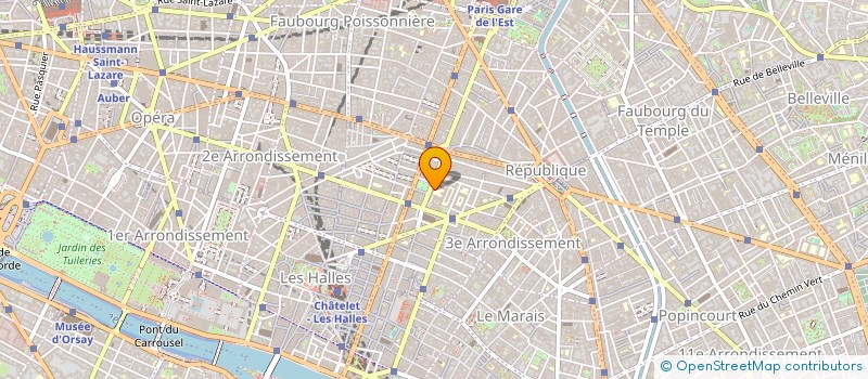 localisation de l'entreprise INST EUROPEEN EDUCATION POLITIQUE SOCIAL  PARIS