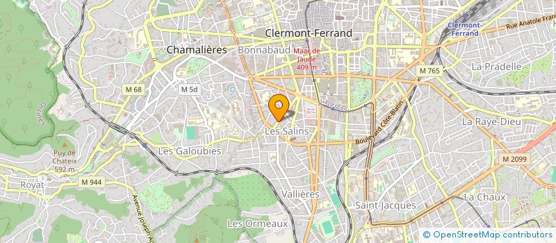 localisation de l'entreprise INST EUROPEEN RECHERCHE DEVELOP INFORMAT à CLERMONT-FERRAND