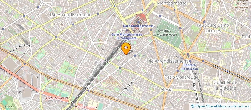 localisation de l'entreprise INST FORJA FORMAT PERFECT DEFIC VISUELS à PARIS