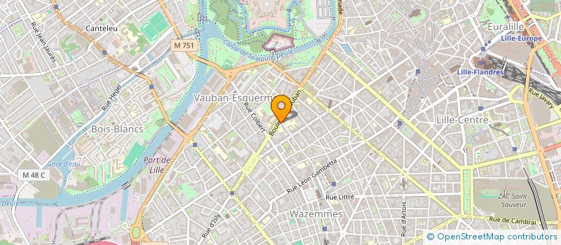 localisation de l'entreprise INST FORM SOIN INFIRMIER ECOL PUERICULT à LILLE
