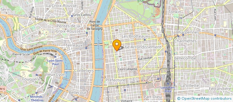 localisation de l'entreprise INST FORMAT PROFESS ECONOMIQUE à LYON