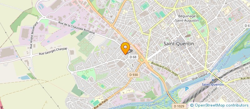localisation de l'entreprise INST FORMATION CONTINUE EDUCAT ROUTIERE à SAINT-QUENTIN