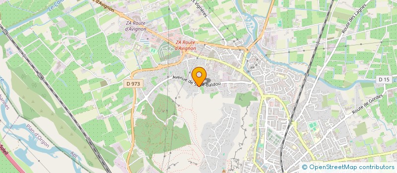 localisation de l'entreprise INST FORMATION METIERS AGRO-ALIMENTAIRES  CAVAILLON