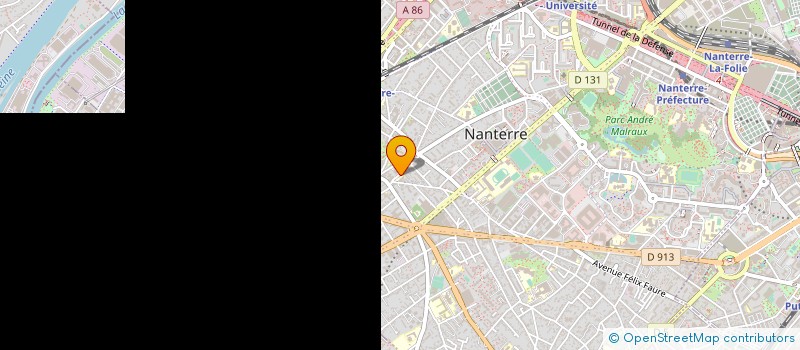 localisation de l'entreprise INST FORMATION PERFECTIONNEMENT METIERS à NANTERRE