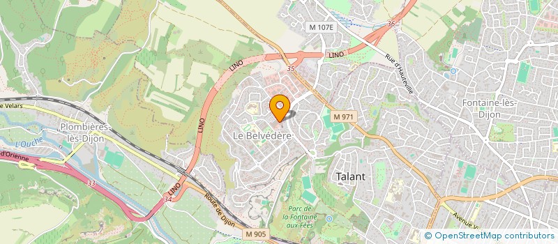 localisation de l'entreprise INST FUNERAIRE OMNICULTE GENERAL ASSALAM à TALANT