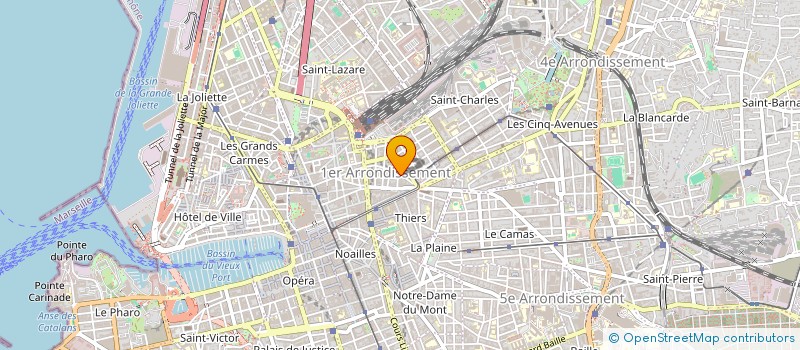 localisation de l'entreprise INST HTES ETUDES SUP INTERN MARSEILLE à MARSEILLE