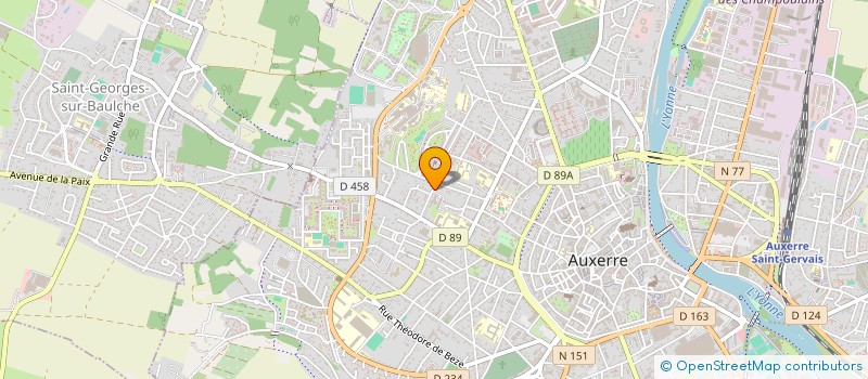 localisation de l'entreprise INST INTER ENTRET RIVIERES BASSIN SEINE à AUXERRE