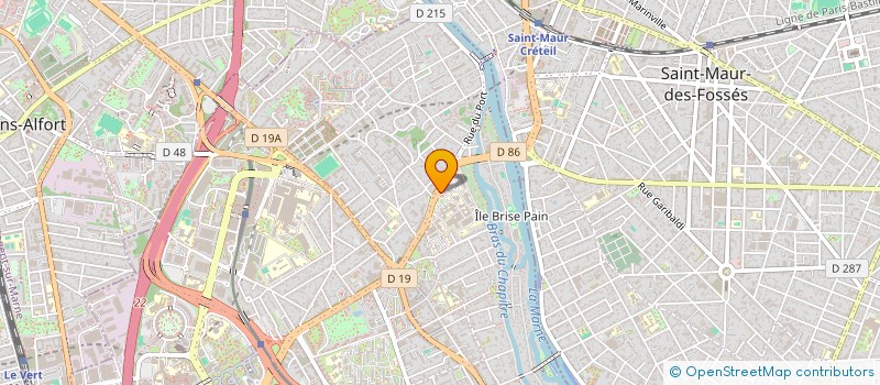 localisation de l'entreprise INST INTER MED TRAV PARIS IDF  CRETEIL