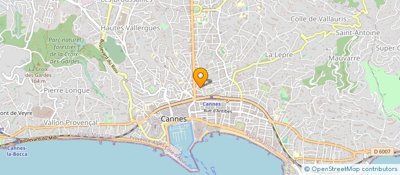 localisation de l'entreprise INST LIBRE ETUDE SUPER COTE D'AZUR à CANNES