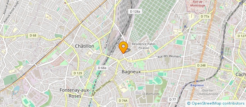 localisation de l'entreprise INST MAINT EQUIP ELECT SPECIALISE à BAGNEUX