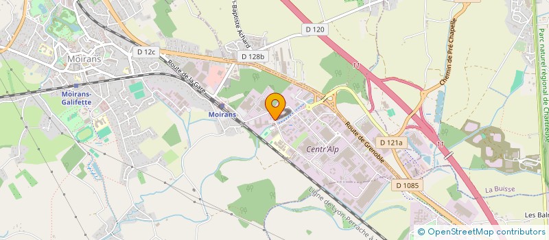 localisation de l'entreprise INST MANAGEMENT GESTION FORMATION PROFES à MOIRANS