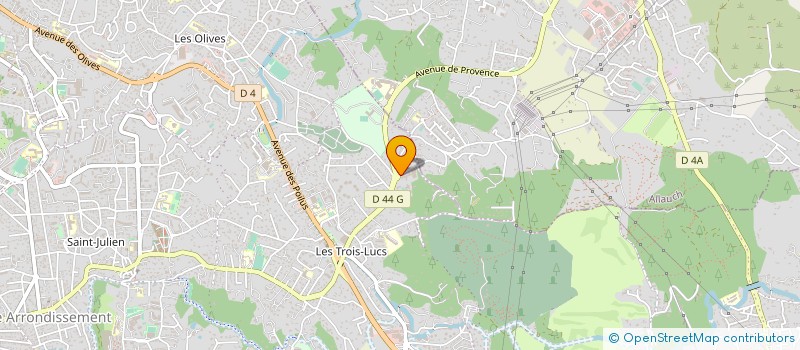 localisation de l'entreprise INST MEDICO EDUCATIF LES TROIS LUCS à MARSEILLE