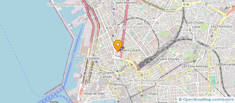 localisation de l'entreprise INST MEDITERRANEEN ETUDES MUSULMANES à MARSEILLE 3