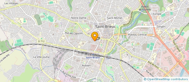 localisation de l'entreprise INST MISSION PERES MARISTES à SAINT-BRIEUC