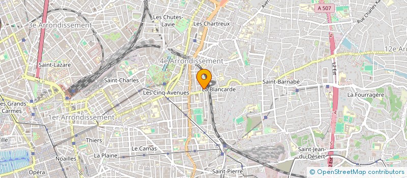 localisation de l'entreprise INST MUSIQUES CLASSIQUES ET ACTUELLES à MARSEILLE