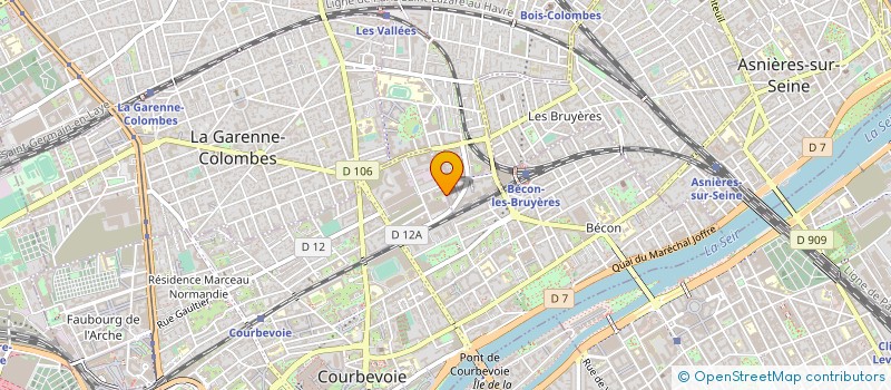 localisation de l'entreprise INST NAT DE LA PROPRIETE INDUSTRIELLE à COURBEVOIE