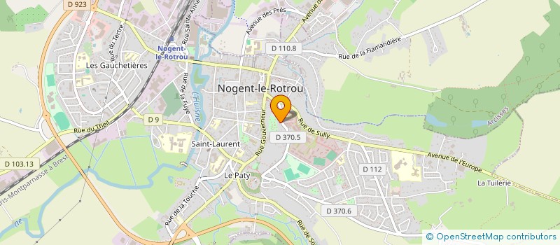 localisation de l'entreprise INST NAT RECH APPLI SCIENCES ASTRO HUMAI à NOGENT-LE-ROTROU