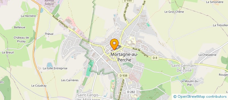 localisation de l'entreprise INST PERCHERON HABITAT RURAL à MORTAGNE-AU-PERCHE