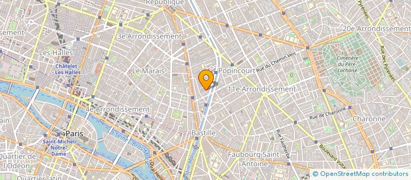 localisation de l'entreprise INST PERFECT COMMUNICATION EDUCATION MED  PARIS