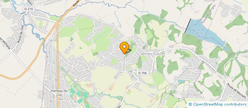 localisation de l'entreprise INST. PR LE DEVELOP.QUALITE SOCIALE  SERRES-CASTET