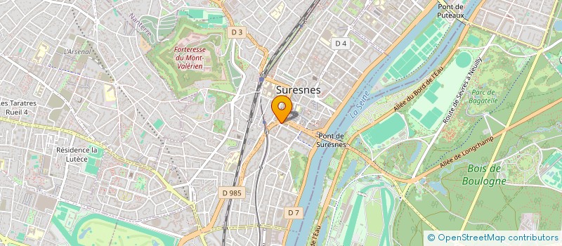 localisation de l'entreprise INST PREV CDR ASSIM SOC MECAN OPTIQUE  SURESNES