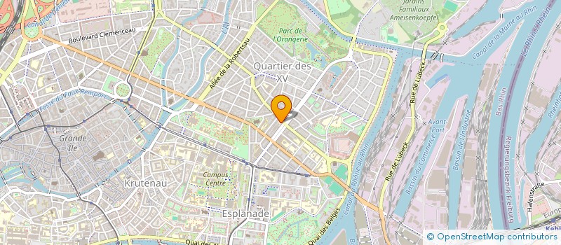 localisation de l'entreprise INST PROMO SUP. TRAVA UNIVE LOUIS PASTE à STRASBOURG