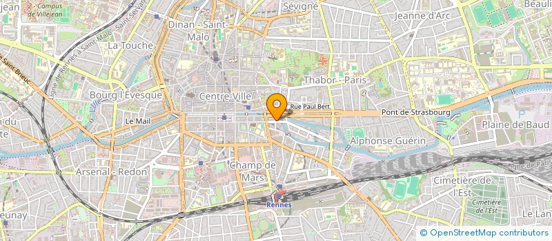 localisation de l'entreprise INST PROMOTION ETS PRIVE D'ENS SUPERIEUR  RENNES