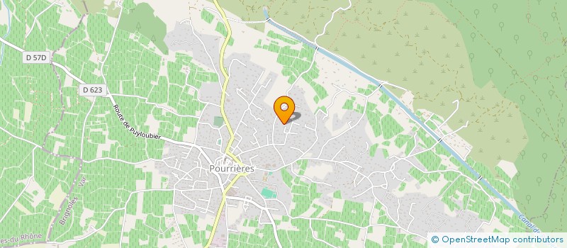 localisation de l'entreprise INST PROVE ETUDE RECHERCHES SOCIALES REG à POURRIERES