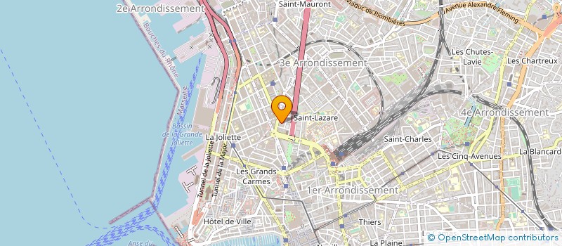 localisation de l'entreprise INST RECH ETUD PLURIDISCIPLINAIRES TRAV à MARSEILLE 3
