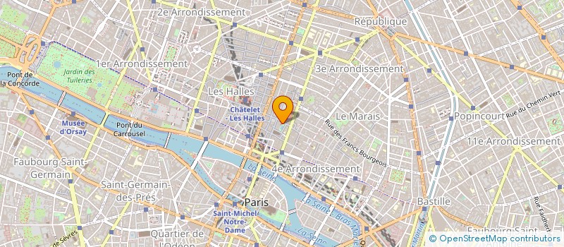 localisation de l'entreprise INST RECHER COORD ACOUST MUSICALE à PARIS