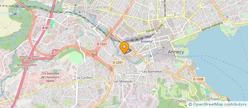 localisation de l'entreprise INST RECHERCH ENSEIGN PSYCHOPHYS SOCIOPR à ANNECY