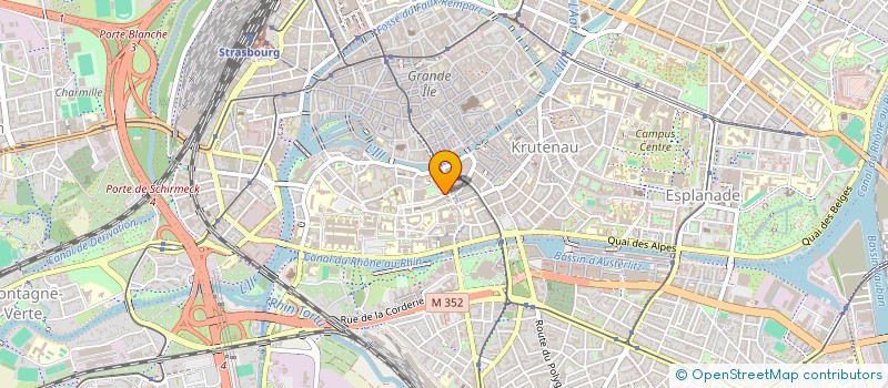 localisation de l'entreprise INST RECHERCHE CANCERS APPAREIL DIGESTIF à STRASBOURG