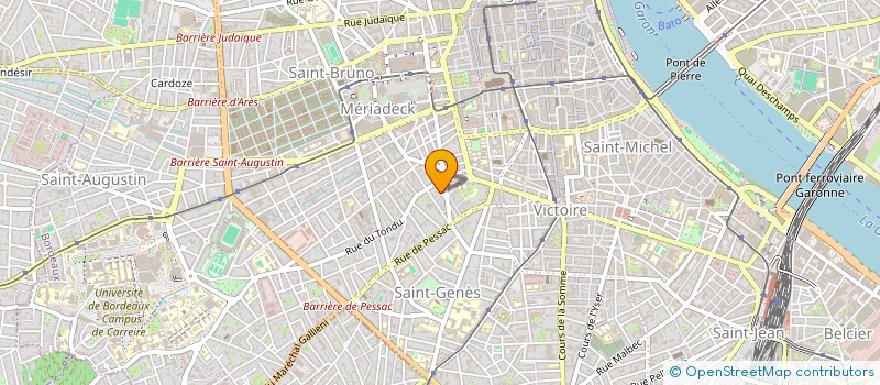 localisation de l'entreprise INST RECHERCHES ETUDES APPLIQUEES SOCIAL à BORDEAUX