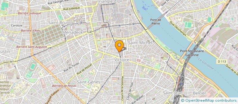 localisation de l'entreprise INST REG ETUDES MARCHES SONDAGES OPINION à BORDEAUX