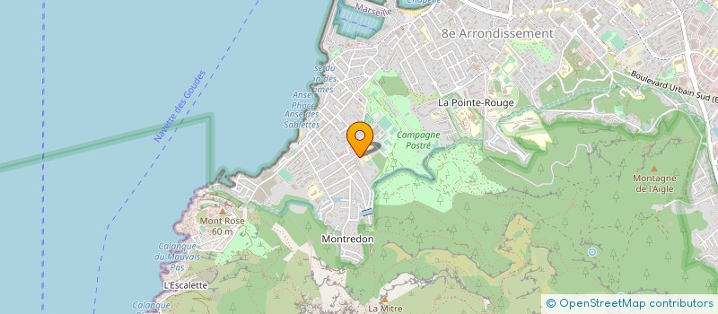 localisation de l'entreprise INST REGIONAL TRAVAIL SOCIAL PACA CORSE à MARSEILLE