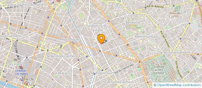 localisation de l'entreprise INST SECU ENS HYG ALIMENT I.S.E.H.A.  PARIS