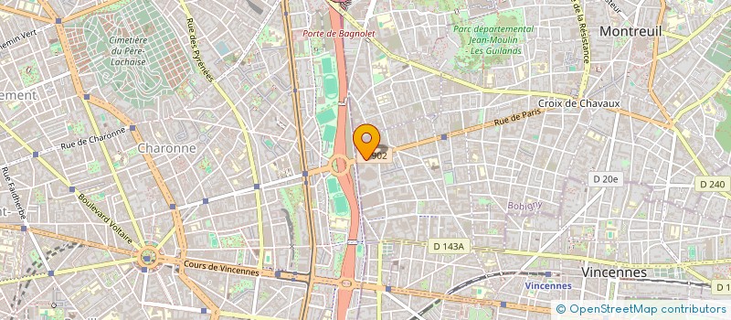 localisation de l'entreprise INST SPECI FORMA CONSE PRUDHOM SALARIES à MONTREUIL