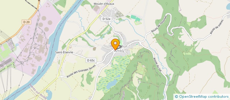 localisation de l'entreprise INST SPECIAL AMENAG RECHERC APPLIQ DEVEL  HIERES-SUR-AMBY