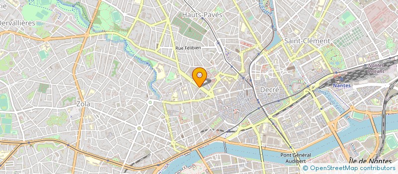 localisation de l'entreprise INST SPECIALISE KINESIOLOGIE APPLIQUEE à NANTES