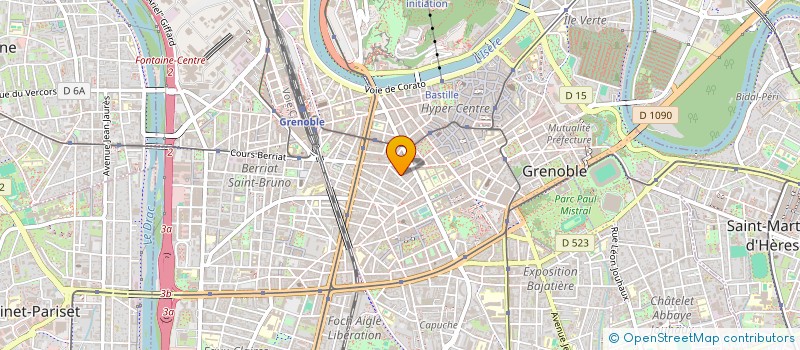 localisation de l'entreprise INST SPECIALISTE D ISOLATION SENSORIELLE à GRENOBLE